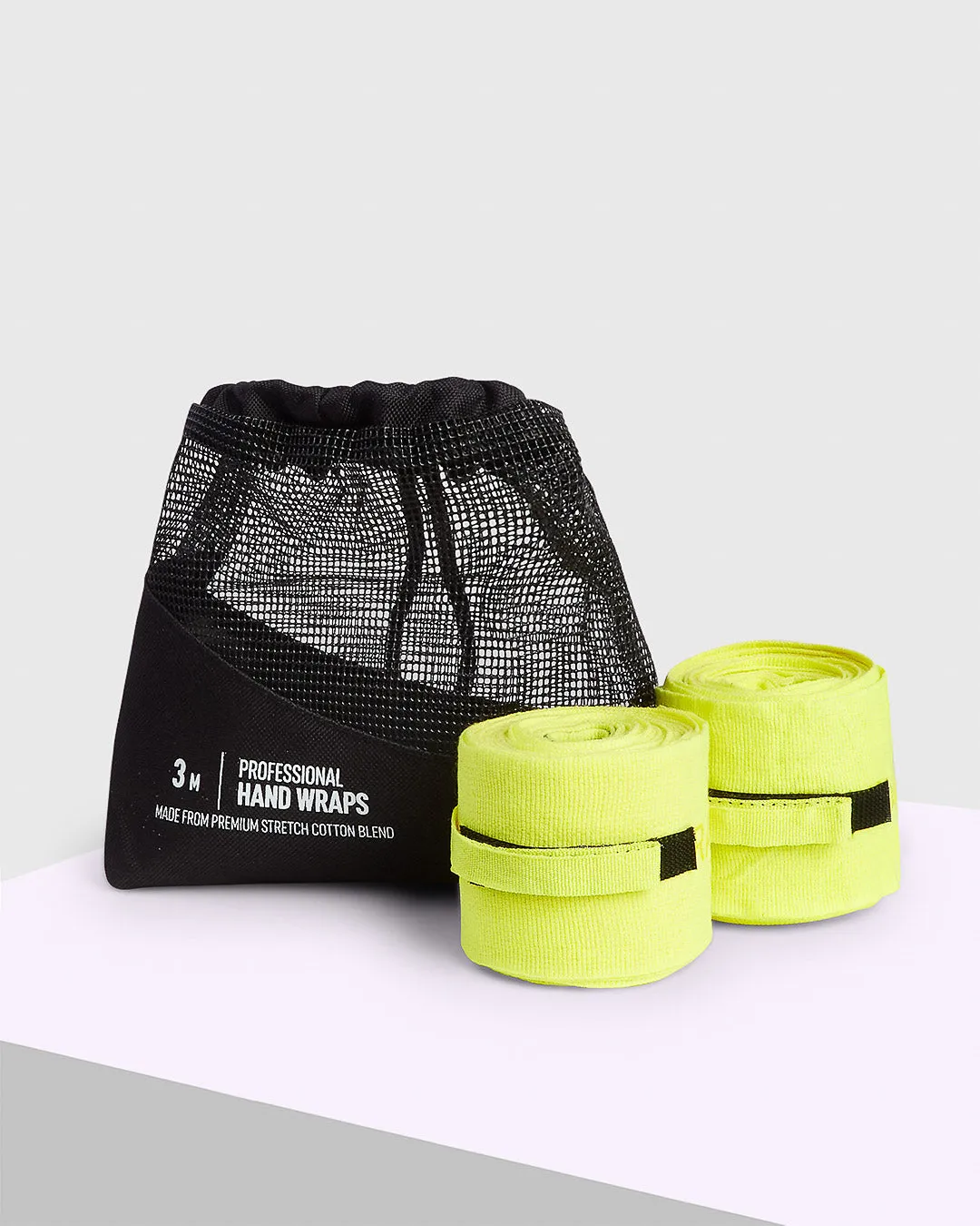 120" BOXRAW Hand Wraps - Yellow