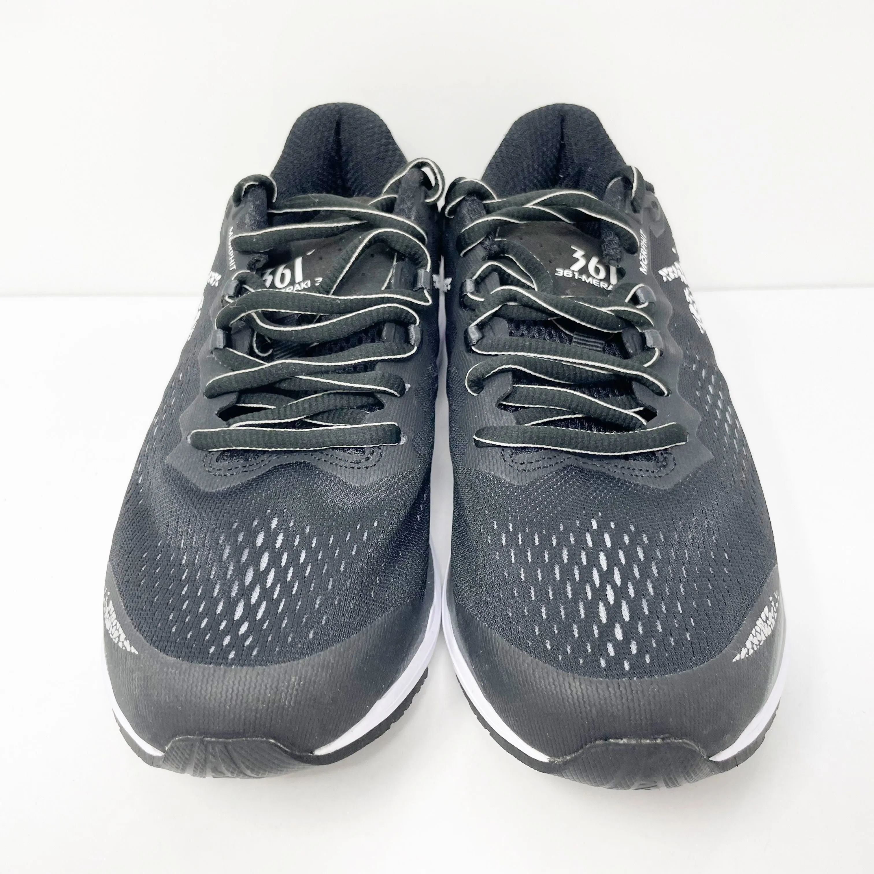 361 Degrees Womens Meraki 3 Y057-0907 Black Running Shoes Sneakers Size 6.5