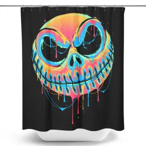 A Colorful Nightmare - Shower Curtain