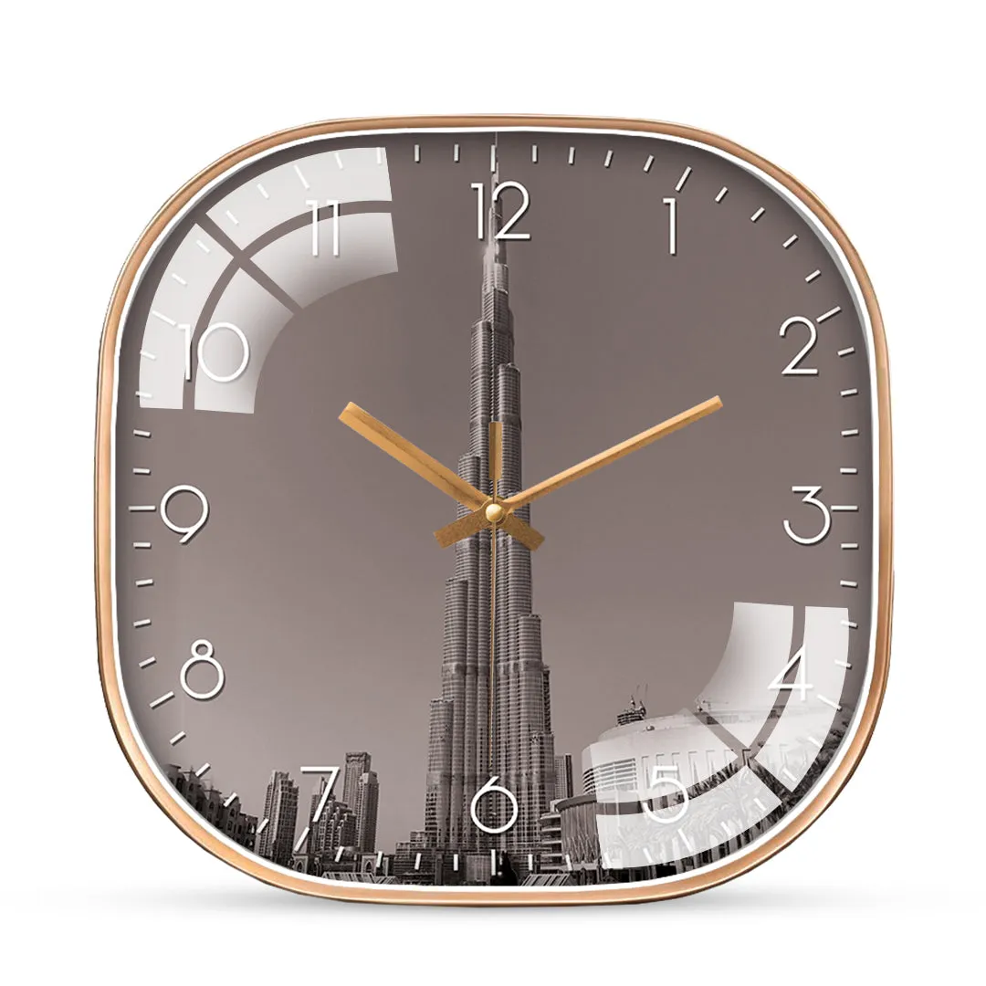 Amazing View of Burj Khlifa Wall Clock