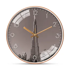 Amazing View of Burj Khlifa Wall Clock