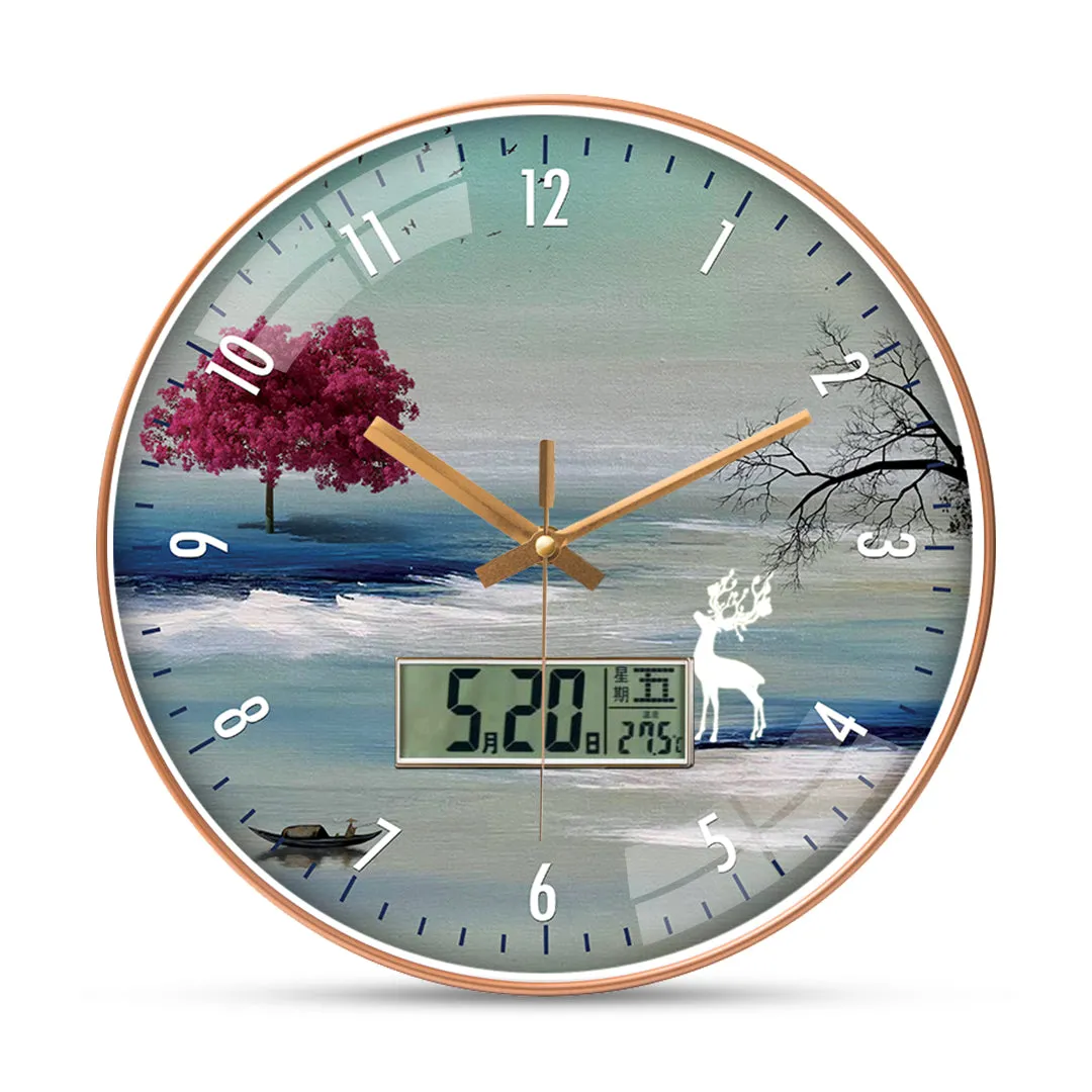 Art abstract wall clock