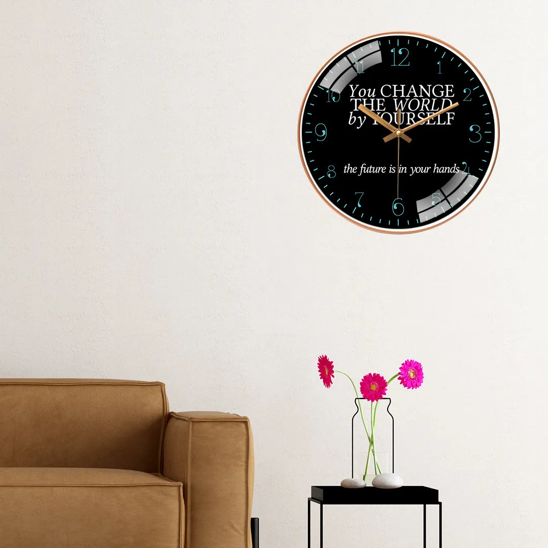 Astonishing inspirational wall clock