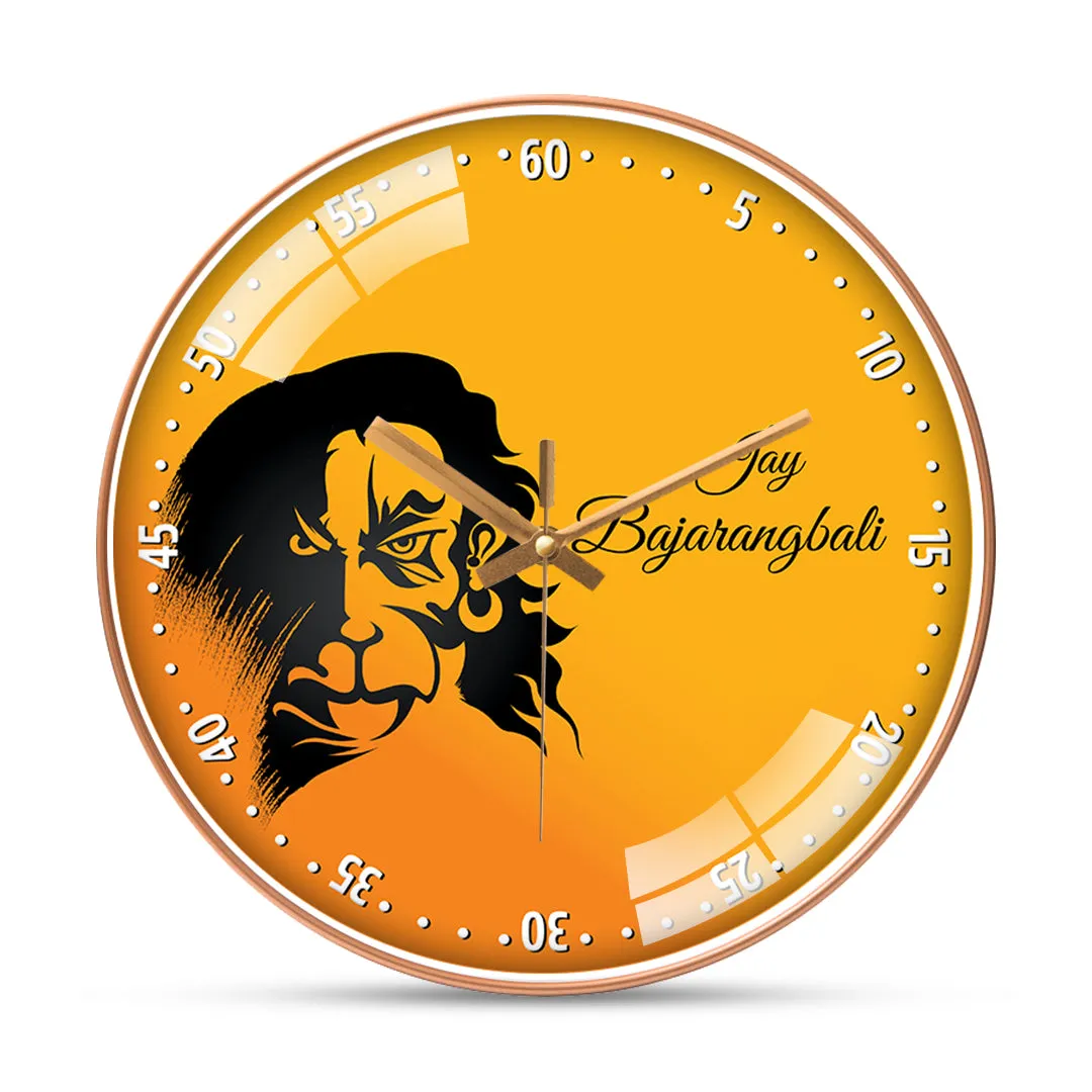 Bajrangbali hanuman art wall clock