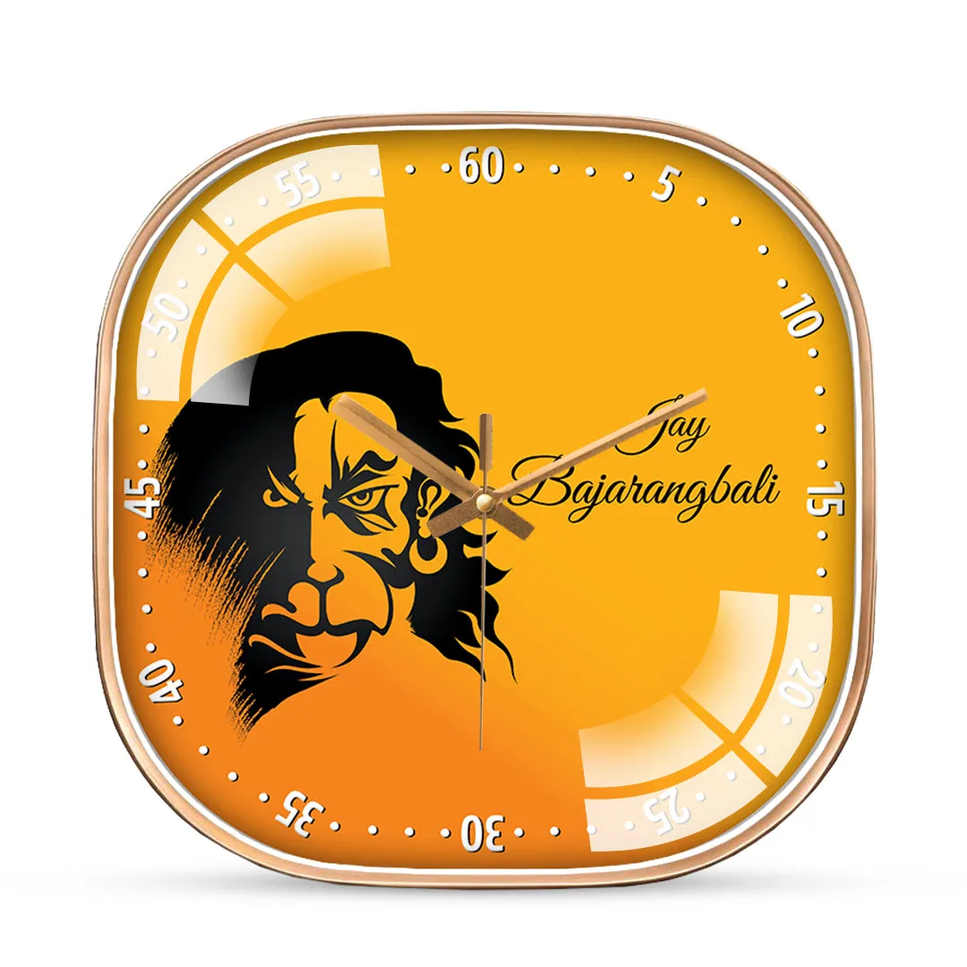 Bajrangbali hanuman art wall clock