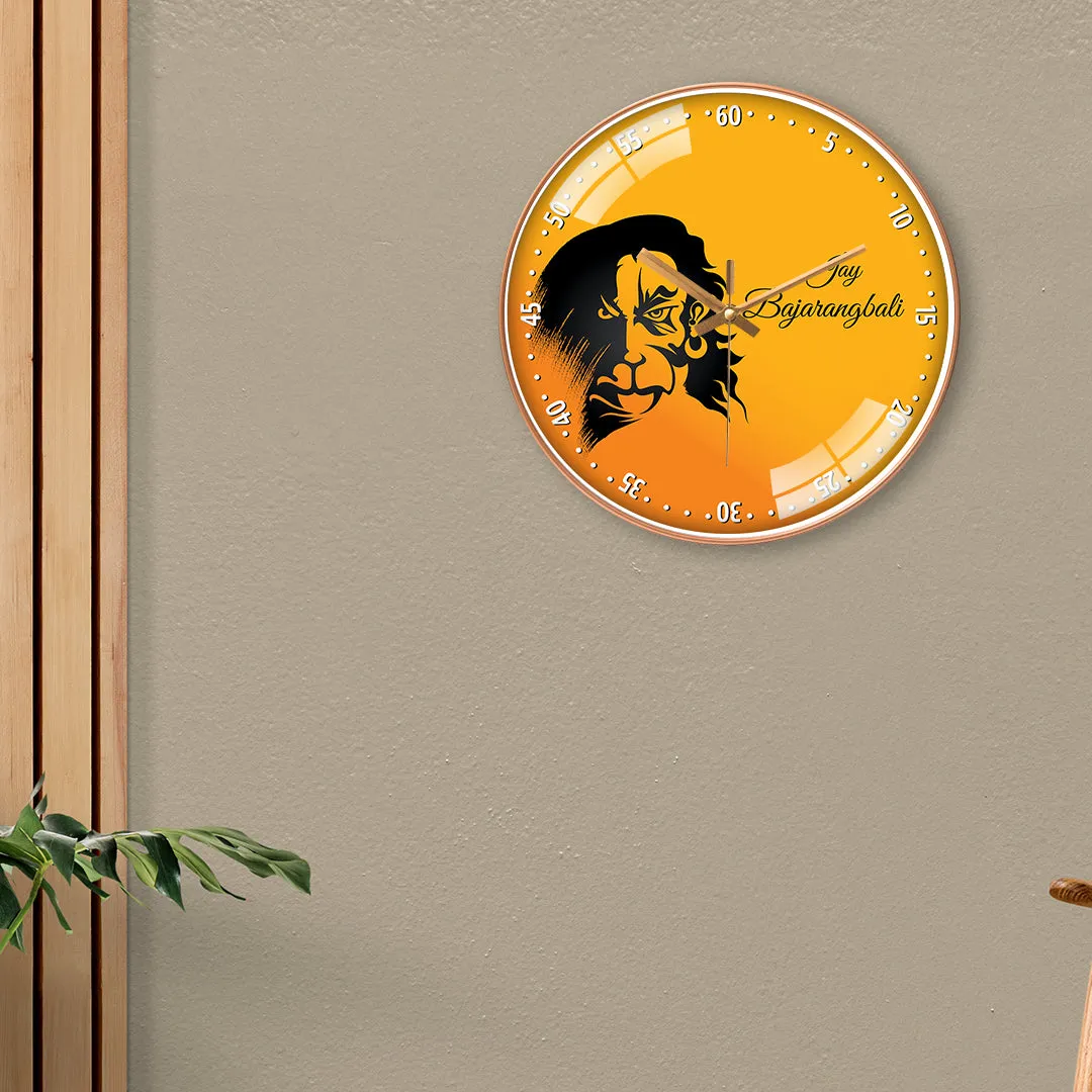 Bajrangbali hanuman art wall clock