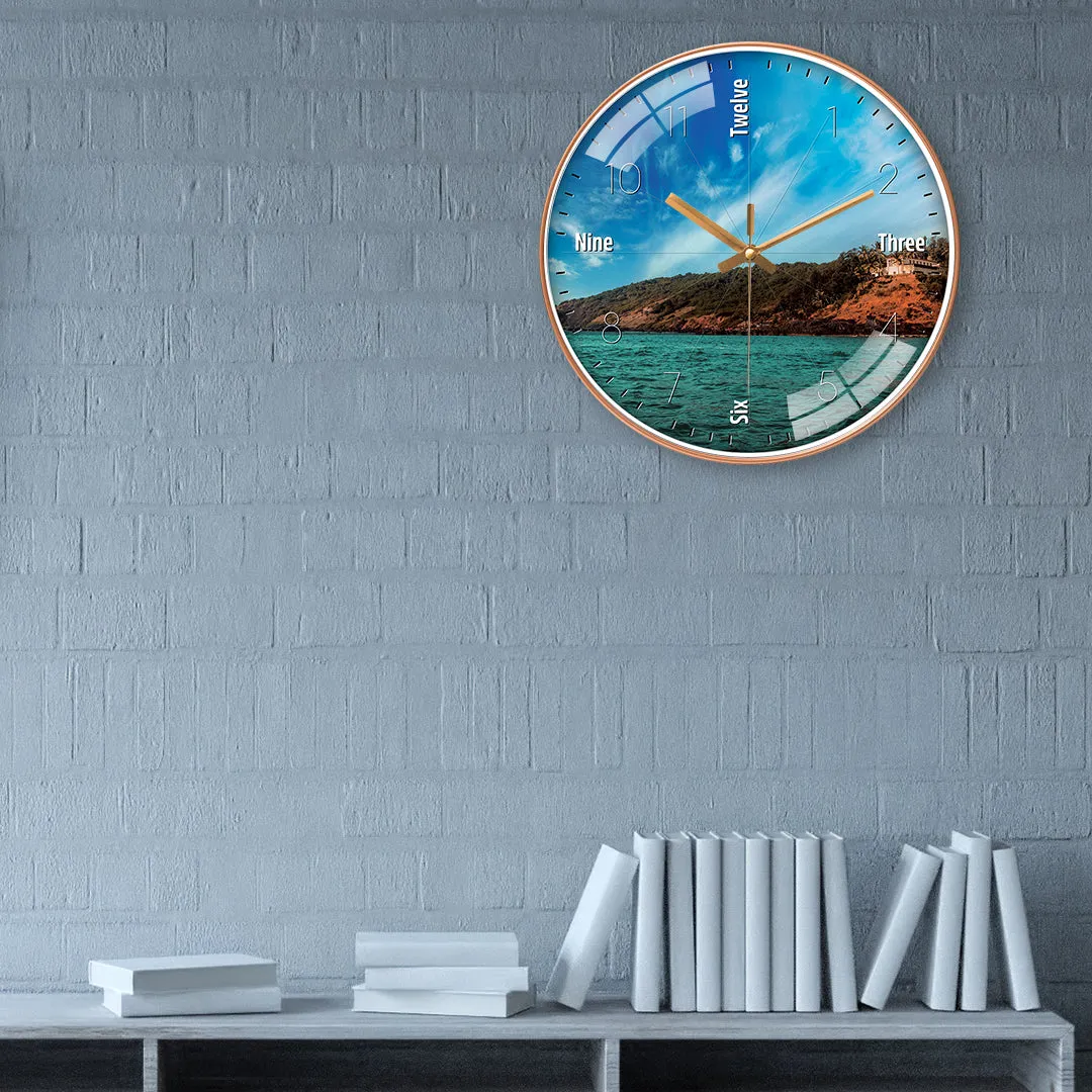 Beach goa wall clock