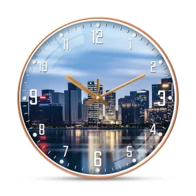 Beautiful chicago city wall clock