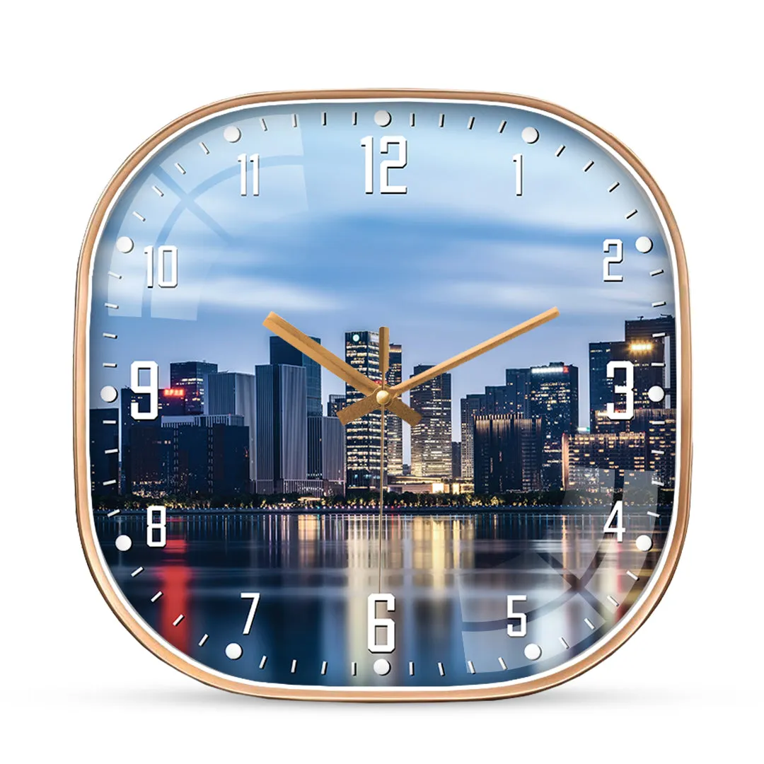 Beautiful chicago city wall clock