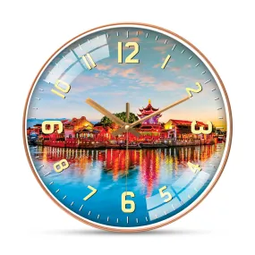 Beautiful forbidden city wall clock