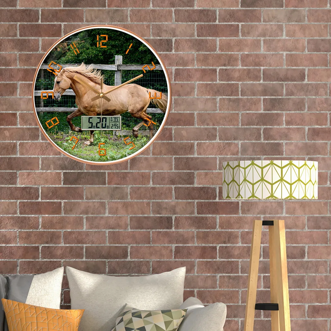 Beautiful horse wall clock