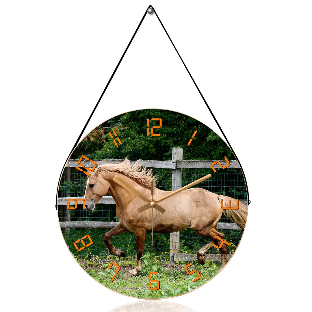 Beautiful horse wall clock