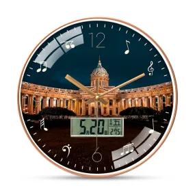 Beautiful place of kazan city wall clock