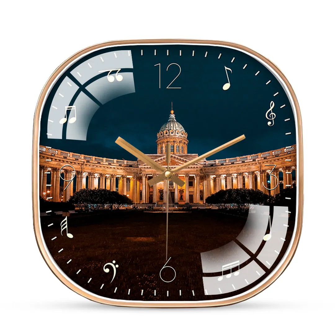 Beautiful place of kazan city wall clock