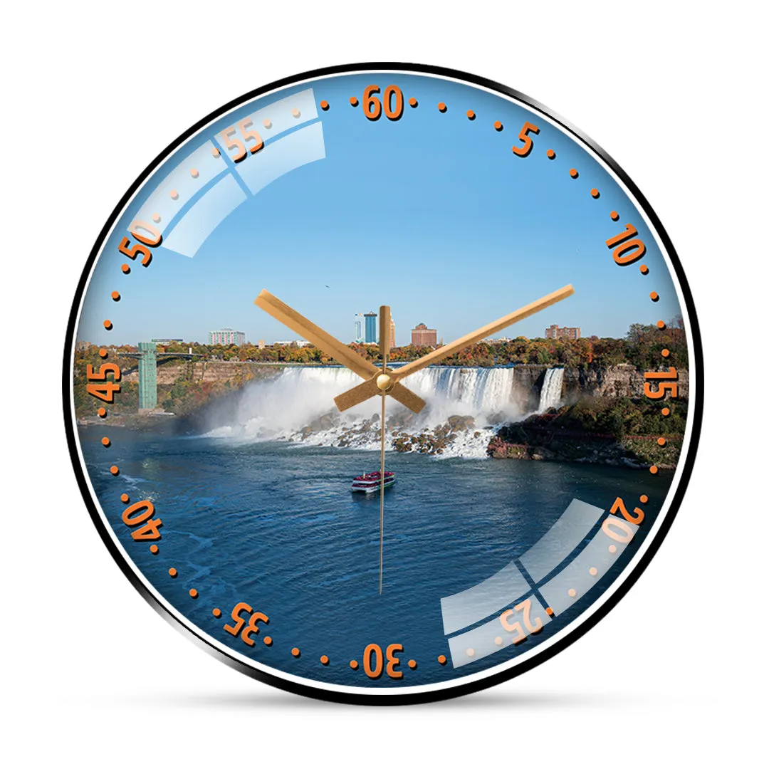 Beautiful View of Niagara Fall Wall Clock