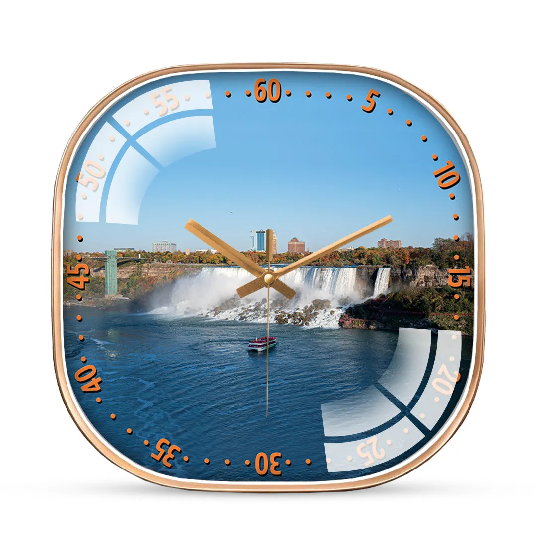 Beautiful View of Niagara Fall Wall Clock