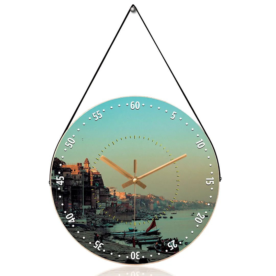 Beauty of rishikesh wall clock