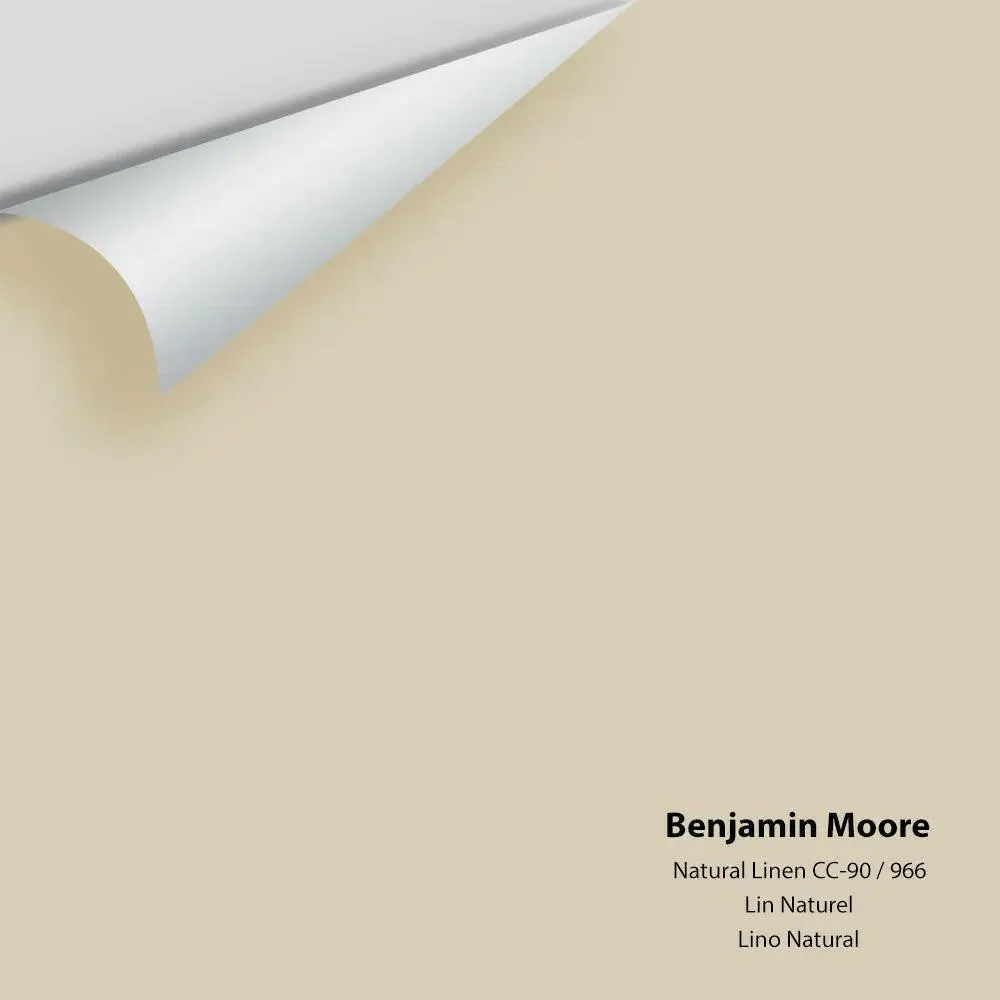 Benjamin Moore - Natural Linen 966 / CC-90 Colour Sample