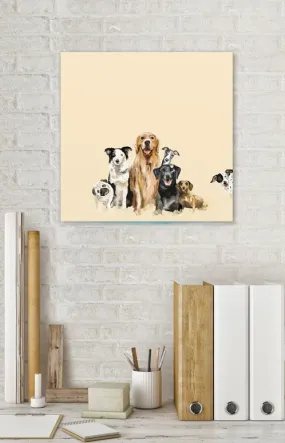 Best Friends - Puppy Pack Canvas Wall Art