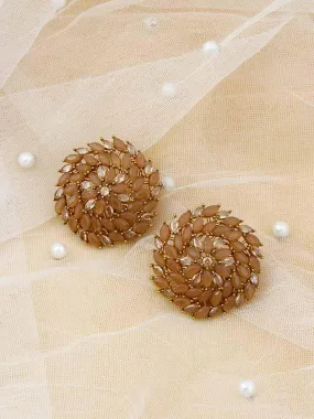 Brown Daliha Studs