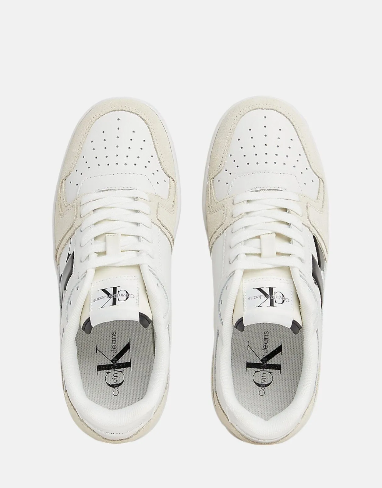 Calvin Klein Basket Cupsole Sneaker White Multi