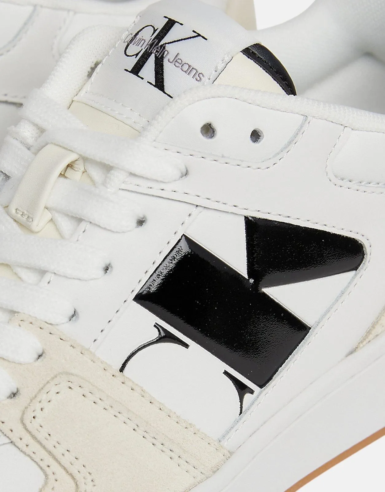 Calvin Klein Basket Cupsole Sneaker White Multi