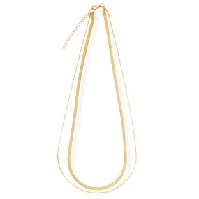 Cassia Double Chain Necklace