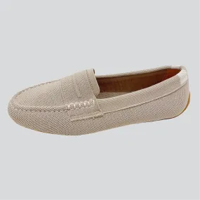 Casual Round Toe Breathable Knitted Loafers