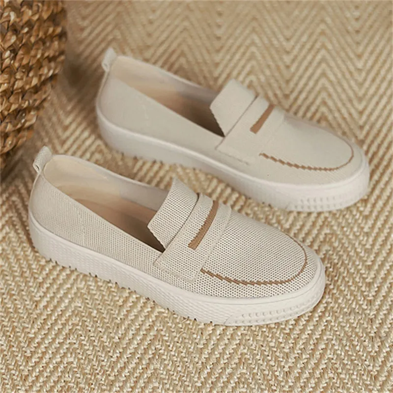 Casual Thick-Soled Fisherman Loafers