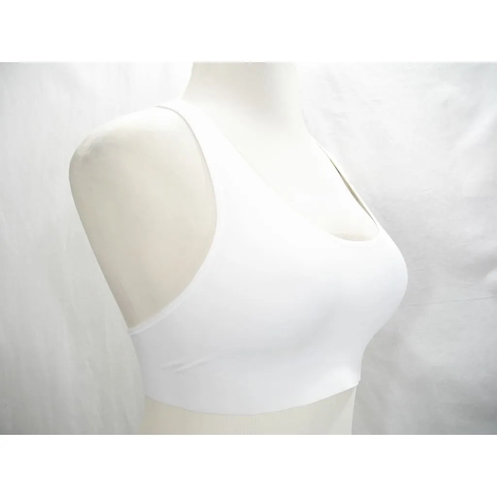 Champion B9504 Absolute Racerback Sports Bra with SmoothTec Band MEDIUM White