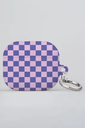 Checkered AirPod Case (Purple Pink)