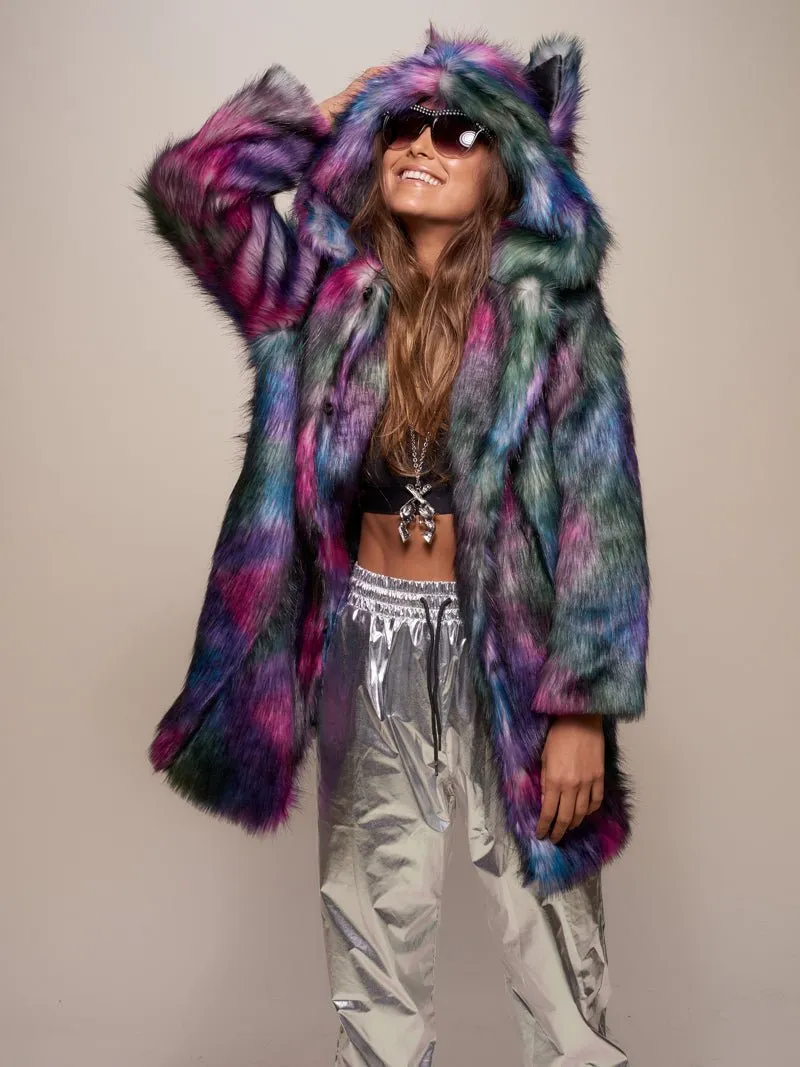 Classic Disco Wolf Faux Fur Coat