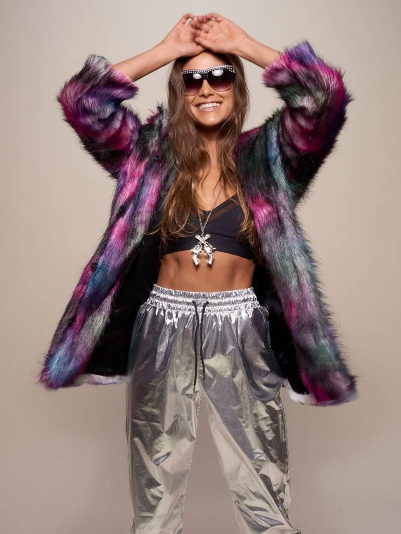 Classic Disco Wolf Faux Fur Coat