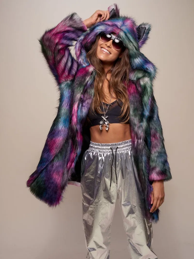 Classic Disco Wolf Faux Fur Coat