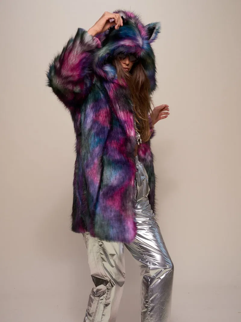 Classic Disco Wolf Faux Fur Coat