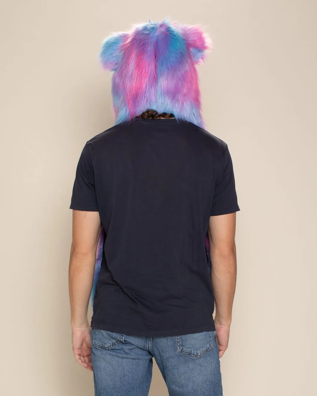 Cotton Candy Bear Collector Edition Faux Fur Hood | Men's