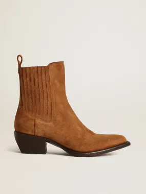 Debbie brown suede boots