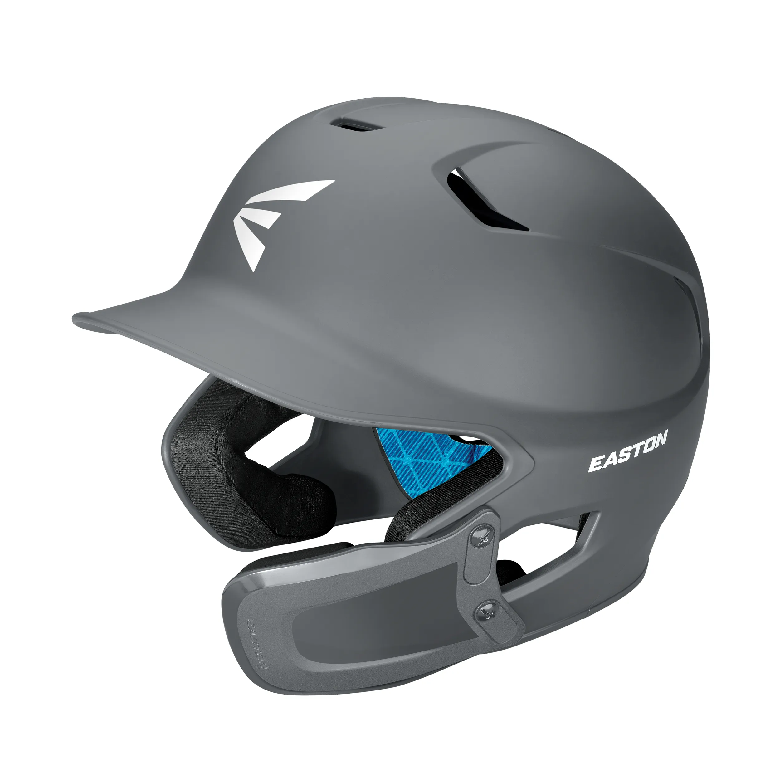 Easton Z5 Matte Solid Baseball Helmet with Universal Jaw Guard