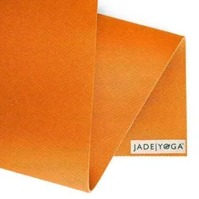 Jade Harmony 3/16" x 24" x 68" Tibetan Orange Yoga Mat