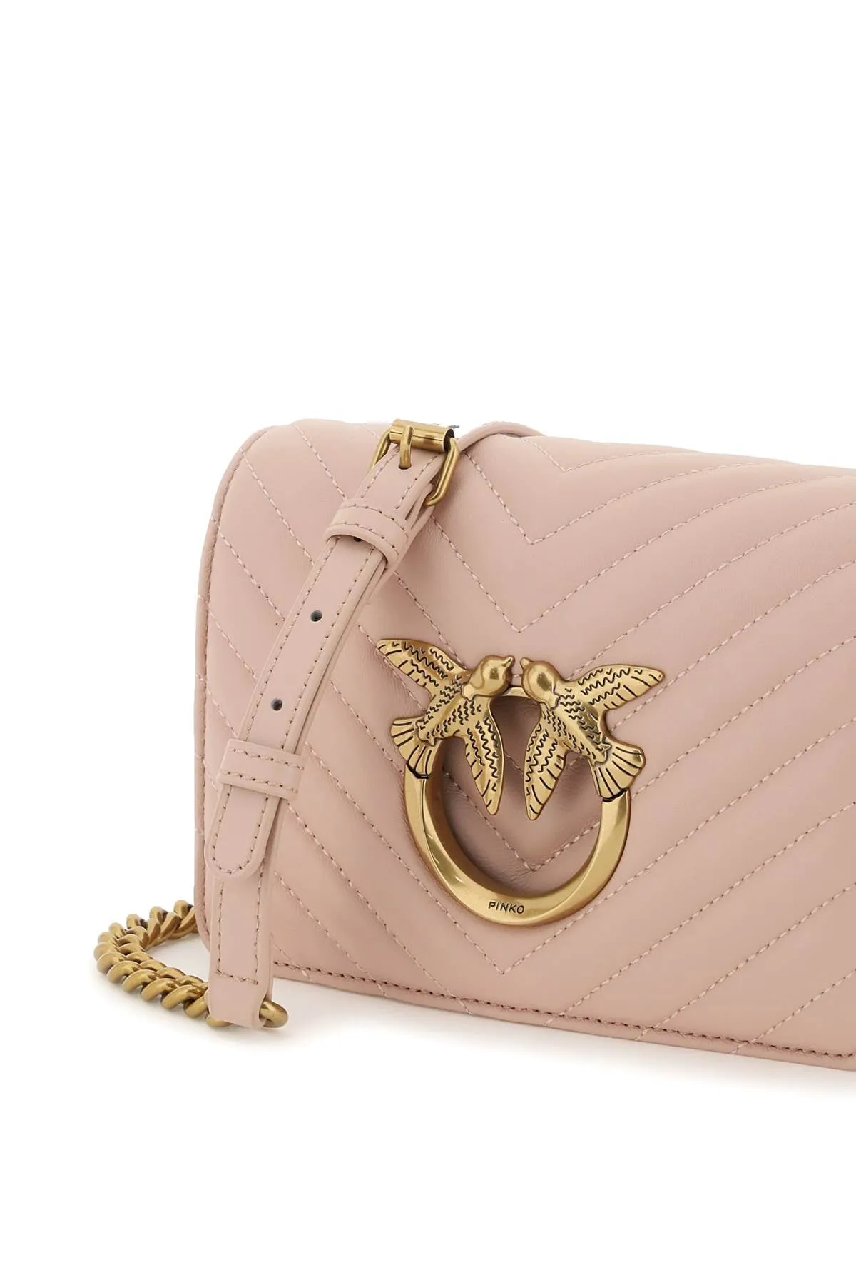 LOVE CLICK MINI CHEVRON BAG