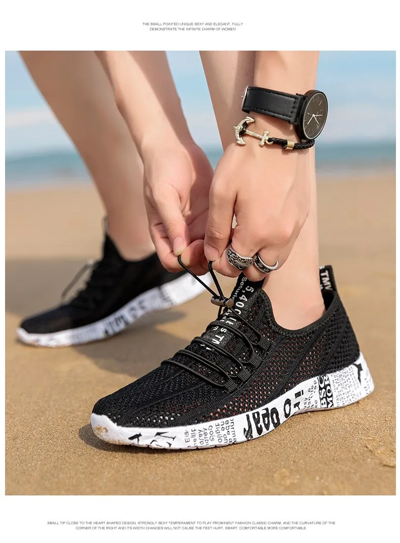 Men's Running Quick-Dry Wading Shoes Sport Trend Walking Sneakers Breathable Zapatillas Jogging