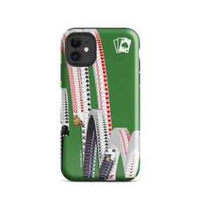 Microsoft Solitaire Bouncing Cards Tough Phone Case - iPhone