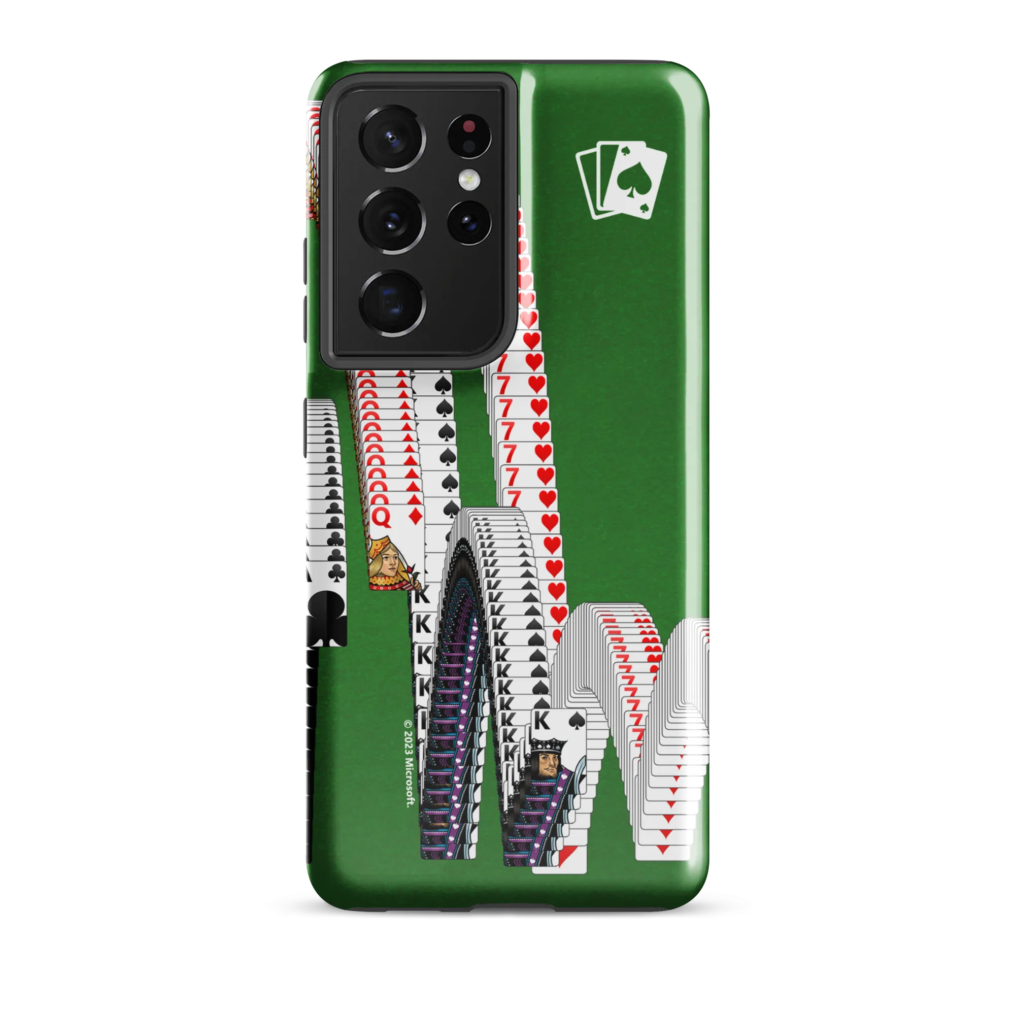 Microsoft Solitaire Bouncing Cards Tough Phone Case - Samsung