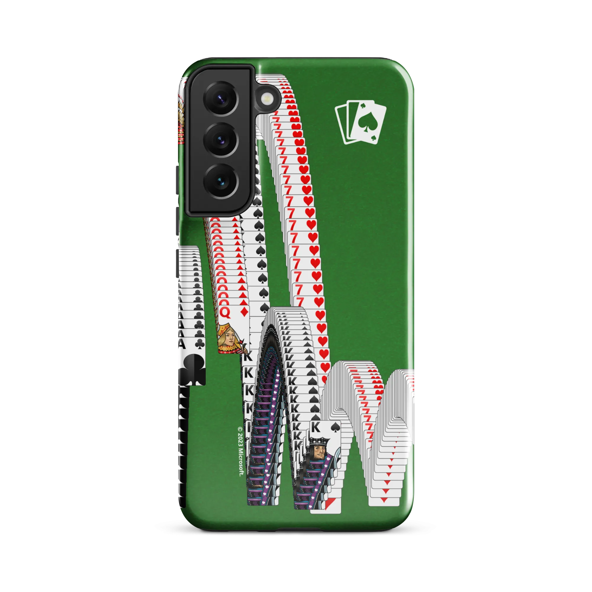 Microsoft Solitaire Bouncing Cards Tough Phone Case - Samsung