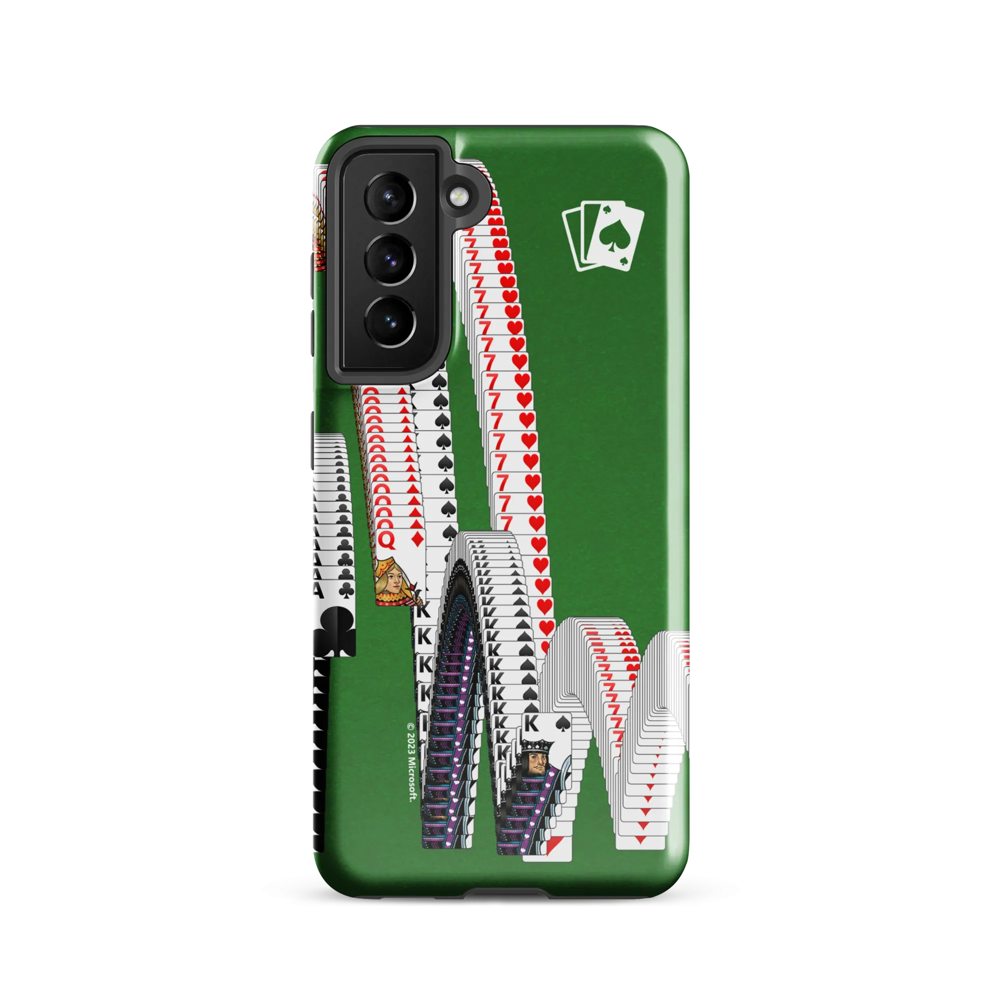 Microsoft Solitaire Bouncing Cards Tough Phone Case - Samsung