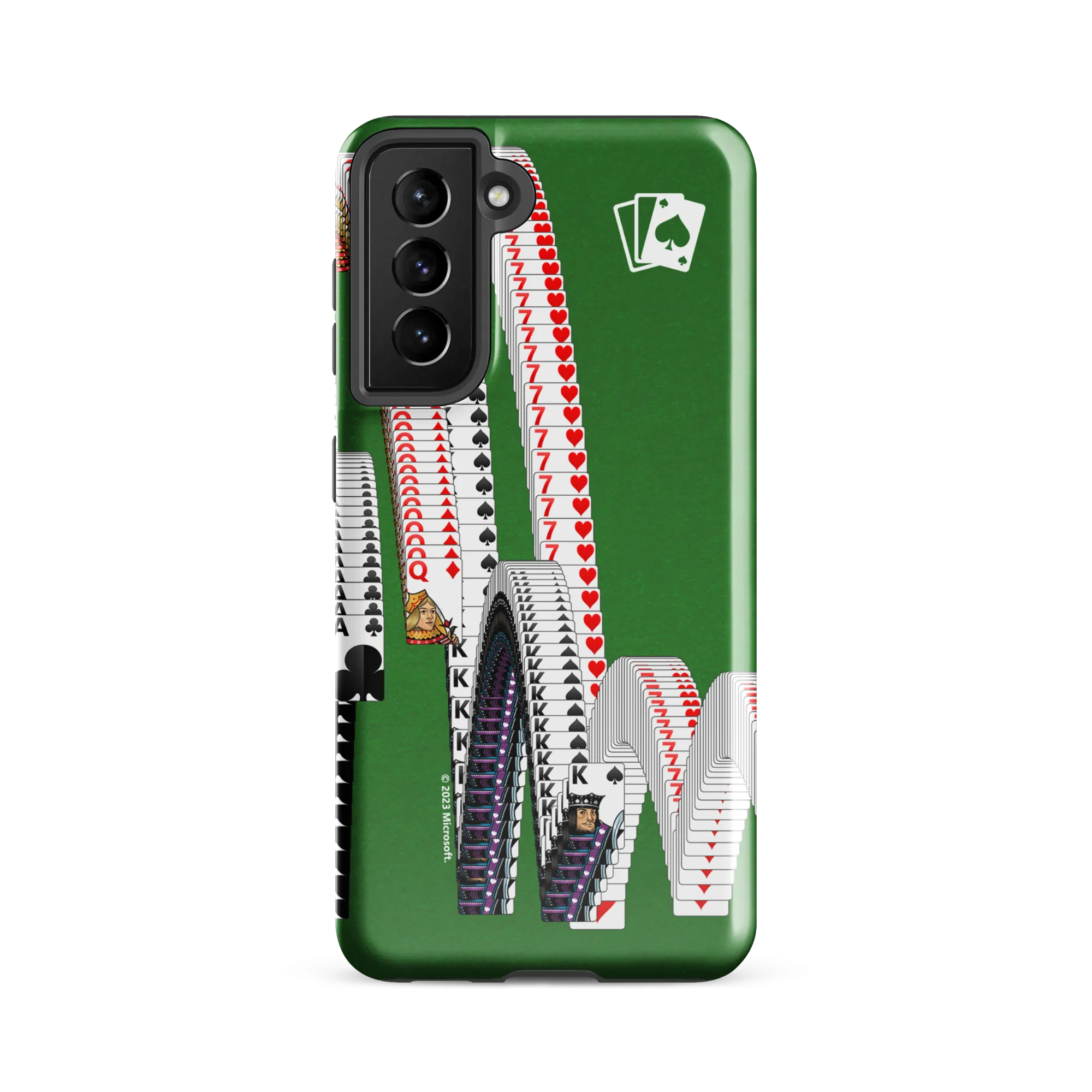 Microsoft Solitaire Bouncing Cards Tough Phone Case - Samsung