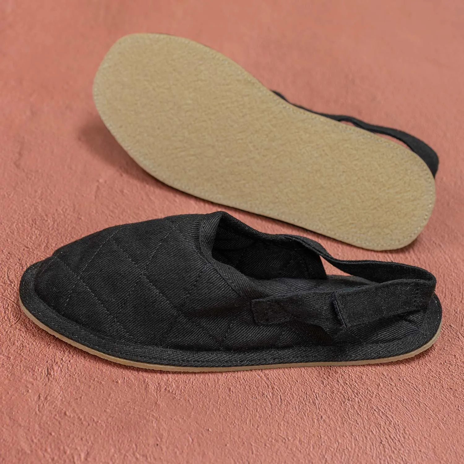 OKINAWA Indoor/Outdoor Hemp Slippers (Natural Rubber Soles) (Unisex)