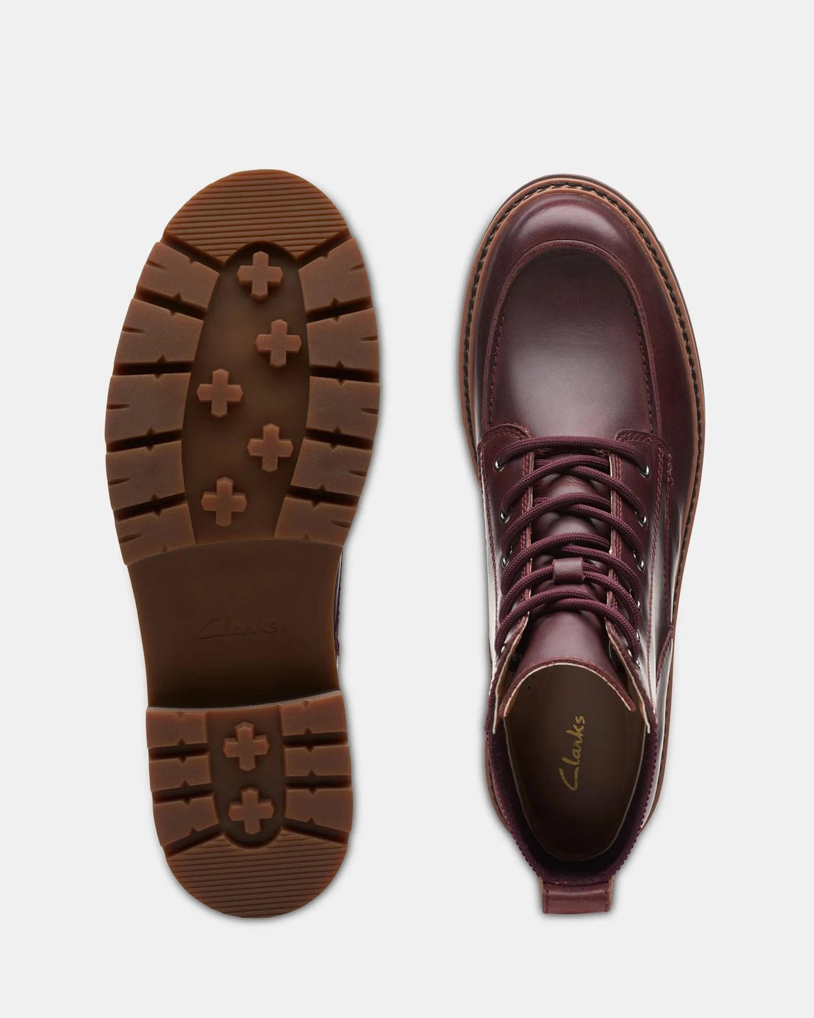 Orianna Mid Burgundy Leather