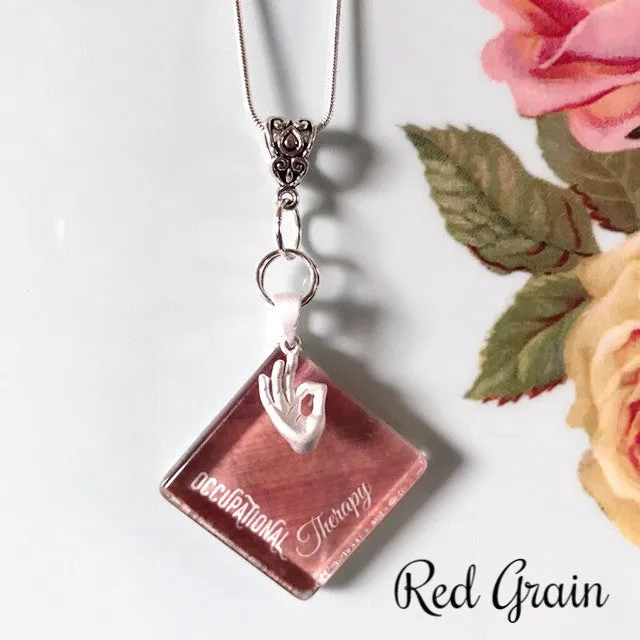 OT Glass Tile & Hand Necklaces