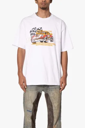 SHRC Checkered Flag Tee - White